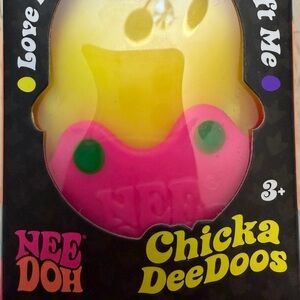 NEE DOH Chicka DeeDoos Kids Learning Toy - Yellow & Pink